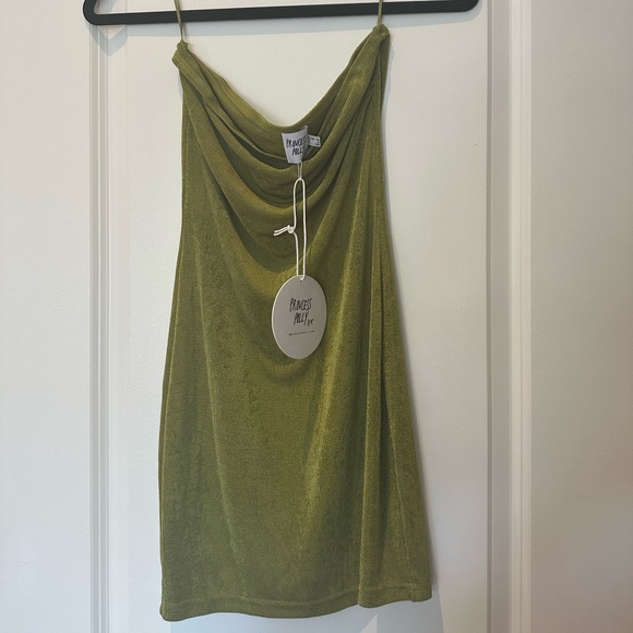 Princess Polly Mishra Set - Olive Green / Dress & Shirt included - tags on! - Picture 5 of 7